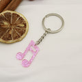 Acrylic Musical Note Keychain Bag Charm Gift view 6