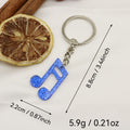 Acrylic Musical Note Keychain Bag Charm Gift view 2