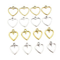 Alloy Hollow Heart Small Pendant 0.4g For DIY Jewelry Necklace Bracelet Charms view 5