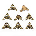 Alloy Triple Flower Small Charm Pendant 14x19mm 0.7g For DIY Necklace Bracelet Making view 3