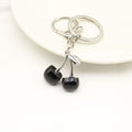 Metal Cherry Pearl Keychain Cute Bag Charm Gift view 3