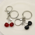 Metal Cherry Pearl Keychain Cute Bag Charm Gift view 4