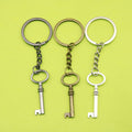 Metal Lock Key Keychain Bag Charm for Keys and Gifts view 1