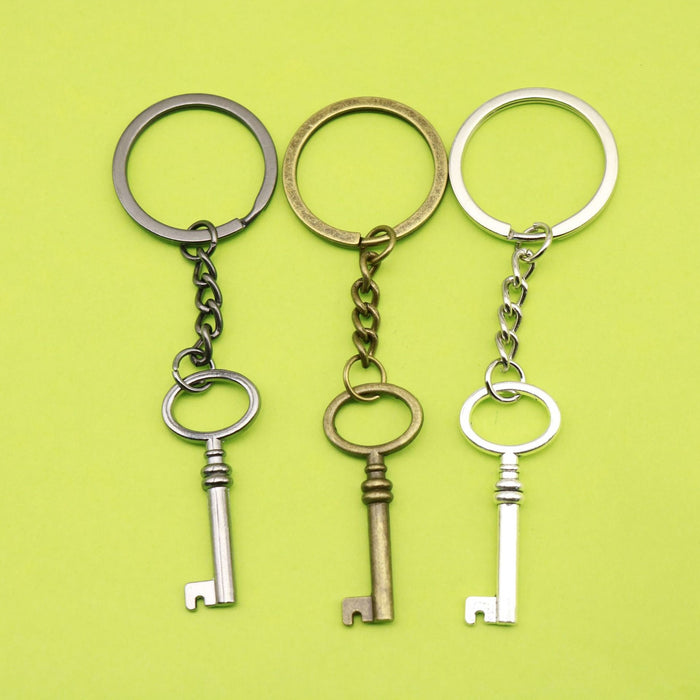 Metal Lock Key Keychain Bag Charm for Keys and Gifts