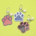 Acrylic Cat Paw Print Keychain Bag Charm Gift view 1