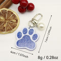 Acrylic Cat Paw Print Keychain Bag Charm Gift view 2