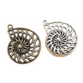 Alloy Conch Snail Shell Pendant Charm For DIY Jewelry Necklace Bracelet Accessories 35x29mm view 5