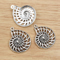 Alloy Conch Snail Shell Pendant Charm For DIY Jewelry Necklace Bracelet Accessories 35x29mm view 4