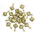 Alloy Imitation Key Mini Pendant Charms For DIY Necklace Bracelet Jewelry Accessories 17x10mm view 3