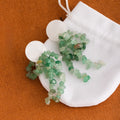 Elegant Green Crystal Beaded Tassel Drop With Mother Of Pearl Acrylic Disc Beach Vacation Earrings view 4