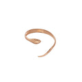 Metal Smooth Oval Adjustable Open Ring For Women view 5