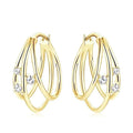 New Trendy Line Geometric Ear Cuff, French Style Minimalist Daily Matching Fashion Ear Jewelry Earrings view 2