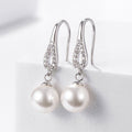 Baroque Faux Pearl Earrings For Women, Princess Style Chic Fashion Jewelry view 1