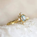Imitation Pearl Ring For Women, Palace Style Elegant Literary Lady Niche Finger Jewelry view 3