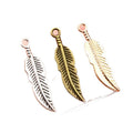 Alloy Feather Wing Small Pendant 30x7.5mm DIY Jewelry Accessory Charm For Necklace Bracelet view 5