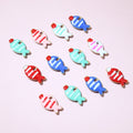 10x6mm Gold Zinc Alloy Charm Pendant No.564066 for DIY Necklace Bracelet Jewelry Making view 2