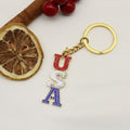 Metal USA Flag Keychain Independence Day Car Key Ring view 6