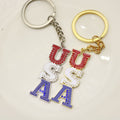 Metal USA Flag Keychain Independence Day Car Key Ring view 4