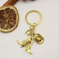 Zinc Alloy Western Cowboy Boot Keychain Antique Silver Gift view 6