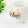 Gold Tone Irregular Crystal Cluster Drop Earrings in Five Colors view 3