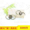 25x13mm Alloy Double Heart Connector Charm