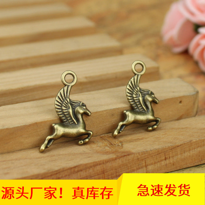20x15mm Running Pegasus Horse Alloy Charm Pendant