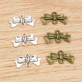 Alloy Bow Pendant Charm For DIY Necklace Bracelet Jewelry Accessories 20x10mm 0.8g view 4