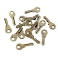19x7mm Alloy Small Key Pendant Charm DIY Necklace Bracelet Jewelry Accessories 0.7g view 5