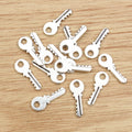 19x7mm Alloy Small Key Pendant Charm DIY Necklace Bracelet Jewelry Accessories 0.7g view 2