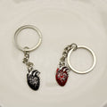 Zinc Alloy Heart Shape Keychain Minimalist Key Ring Gift view 4