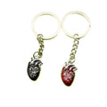 Zinc Alloy Heart Shape Keychain Minimalist Key Ring Gift view 5