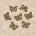 Antique Bronze Alloy Butterfly Pendant 26x18mm 1.5g For DIY Necklace Bracelet Charms view 3