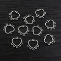 Antique Silver Alloy Vintage Pattern Multi Dangle Pendant Connector For DIY Necklace Bracelet view 4