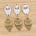 Alloy Owl Mini Pendant Charms For DIY Necklace Bracelet Jewelry Accessories 19x10mm 1.2g view 4