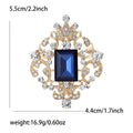 Alloy Glass Court Style Brooch Pin For Vintage Fashion Accessories view 6