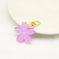 Acrylic Sakura Blossom Keychain Bag Charm view 3