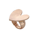 Brushed Heart Elastic Ring For Women view 5