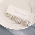 Elegant Silver Alloy C Hoop Teardrop Chain Stud Mixed Set For Women Light Luxury Fashion Earrings view 2