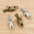 37x14mm Alloy 3D Rabbit Pendant Charm For DIY Necklace Bracelet Jewelry Accessories view 4