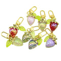 Metal Sweet Strawberry Fruit Keychain For Bag Charm Gift view 5
