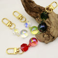 Zinc Alloy Pearl Gemstone Bead Keychain Creative Key Ring view 3