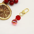 Zinc Alloy Pearl Gemstone Bead Keychain Creative Key Ring view 6