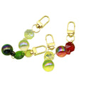 Zinc Alloy Pearl Gemstone Bead Keychain Creative Key Ring view 5