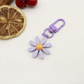 Metal Daisy Flower Keychain Fresh Bag Charm Gift view 8