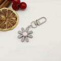Metal Daisy Flower Keychain Fresh Bag Charm Gift view 6
