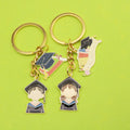 Metal Graduation Gown Cap Keychain Souvenir Gift Key Ring view 1