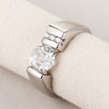 Tech Style Women's Ring With Inlaid Zircon, Fashion Niche Jewelry For Wedding Gifts view 3
