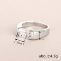 Tech Style Women's Ring With Inlaid Zircon, Fashion Niche Jewelry For Wedding Gifts view 4