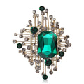 Alloy Glass Starry Sky Brooch Pin For Elegant Outfits view 2