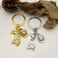 Antique Silver Zinc Alloy Western Horse Cowboy Hat Keychain Gift view 4